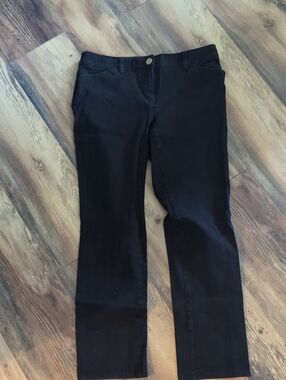 Chico's Black Straight-Leg Jeans